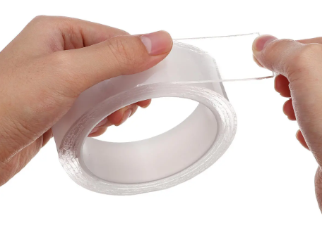 Double Sided White Reusable Washable Traceless Nano Adhesive Tapes at Best  Price in Dhule