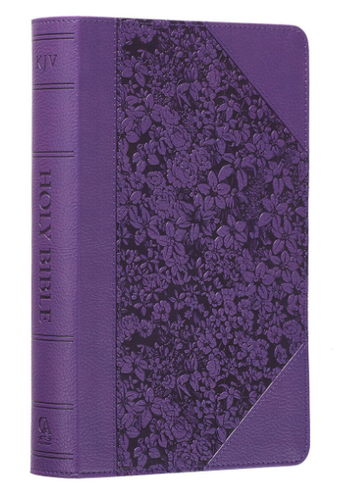 KJV Holy Bible Giant Print Purple Faux Leather
